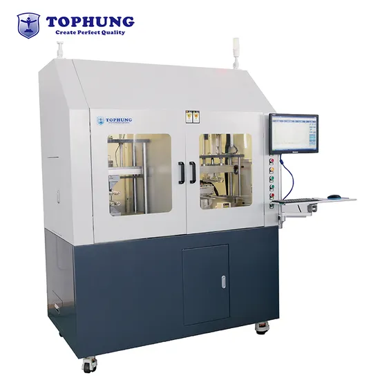 Máquina automática de ensayo de doblado con celda solar