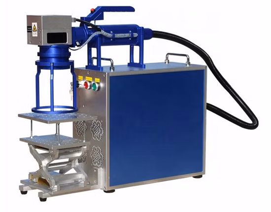 Personalización de muestras Posicionamiento visual Exploración refrigerada por agua Marcadora láser de pulsos/Equipo de marcado