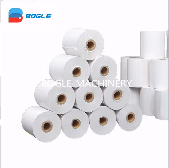 Máquina cortadora de papel térmico para rollos de tarjetas de crédito