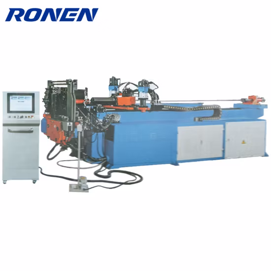 El mejor precio, ángulo de flexión de 185 grados, máquina dobladora automática de tubos de escape de tubo redondo de acero al carbono CNC