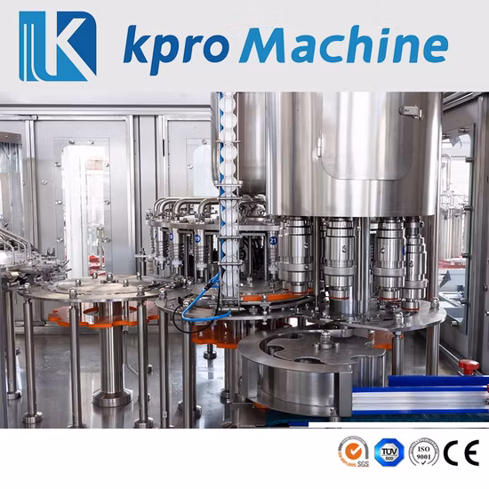 Máquina Línea de producción de agua embotellada Equipo de fabricación de bebidas
